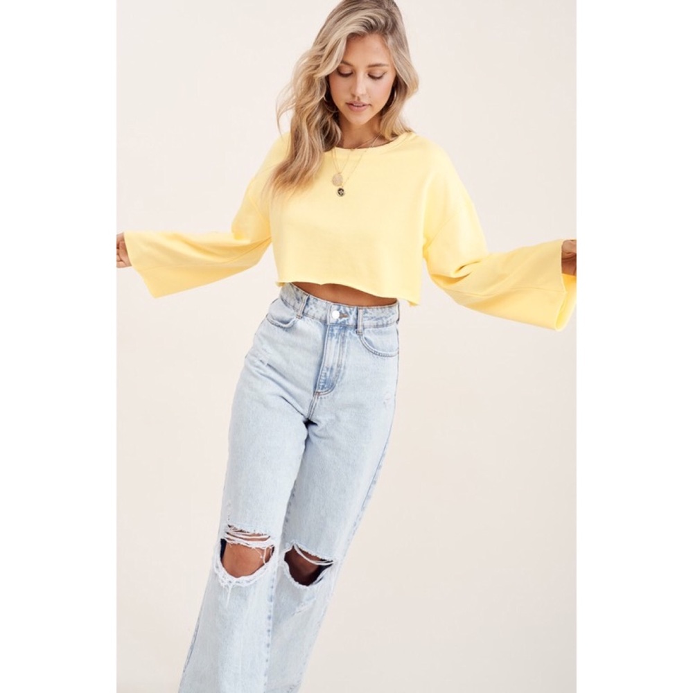 French Terry Crop Top